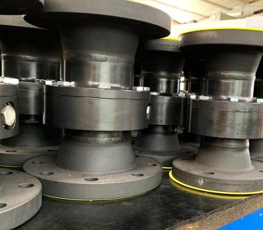 4'' rotary union with anti-corrosion coating for bitumen application, Pacquet 4'' rotary union with anti-corrosion coating for bitumen application, Pacquet